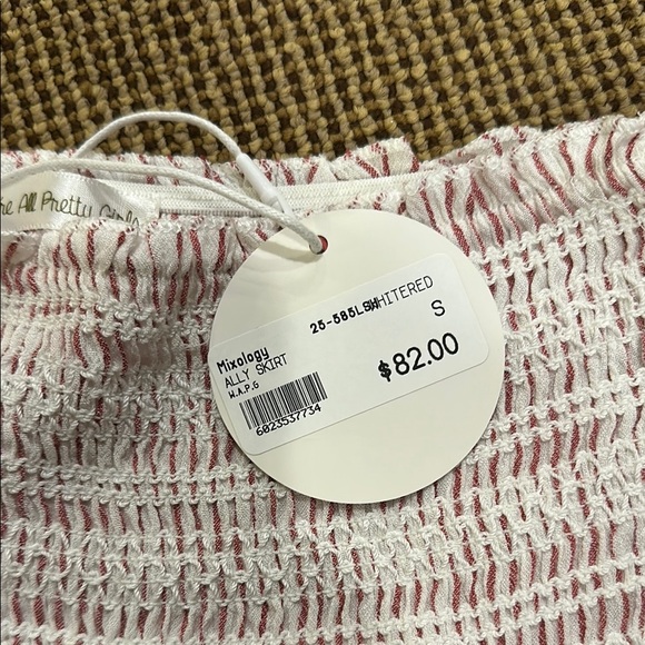 Striped Ruffle Skirt - Picture 2 of 3